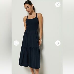Nation Penelope Cross Back Dress Navy